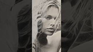 hyper realistic drawing with graphite pencil hyperrealisticart hyperrea [upl. by Blanding]