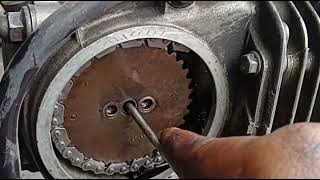 Honda wave 125 timing chain replacement [upl. by Arten]