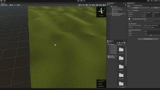 Perlin noise generated terrain test in Unity [upl. by Brightman]