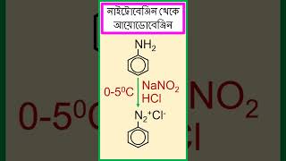 নাইট্রোবেঞ্জিনকে আয়োডোবেঞ্জিনে রূপান্তর। chemistry [upl. by Aenneea]