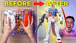 MENCOBA MERAKIT GUNPLA TERBESAR YANG PERNAH DIBUAT BANDAI [upl. by Wilmott]