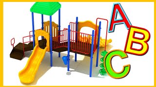 Outdoor Playground Fun Activities for Toddlers Find ABCD Letters Abcdefghijklmnopqrstuvwxyz [upl. by Reiners]