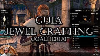 GUIA JEWELRY CRAFTING  JOALHERIA NO ESO [upl. by Annirac]