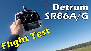 RC Plane Return to Home Autopilot Test  Detrum SR86AG [upl. by Brigitte536]