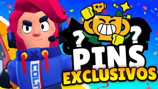 LOS PINS MÁS EXCLUSIVOS DE BRAWL STARS [upl. by Nellaf]