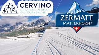 Summer skiing  July conditions in Zermatt and Cervinia [upl. by Anael]