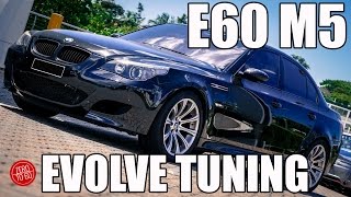 Evolve Tuning BMW E60 M5 V10 Loud Straight Pipes 0100kmh Acceleration Review EP28 [upl. by Stelle]