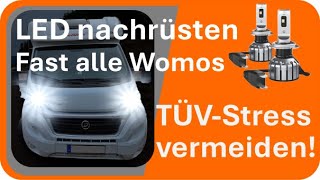 💡💡 Es werde Licht 💡💡 Super helle LEDs am Womo selbst nachrüsten 🛠️ – Stress beim TÜV vermeiden 😟 [upl. by Tdnerb487]