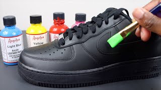 Customizing Black Air Force 1s [upl. by Imnubulo116]