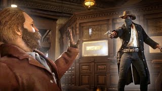 ROBBING A BANK  Red Dead Redemption 2 Outlaw Life 10 [upl. by Vevine]