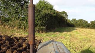 Fordson Super Major ploughing with Ransomes TS102 [upl. by Nyvets]