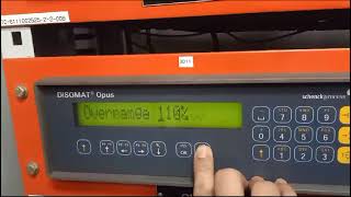 DISOMAT OPUS HOW TO DO LOAD CELL CALIBRATION CALIBRATION PROCESS [upl. by Eelyrehc]