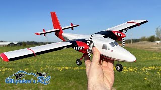 Maiden Flight Review  Eflite UMX Twin Otter STOL RC Plane [upl. by Sisenej]