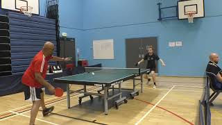 Luke Rickett v Laikram Persaud  Brighton TTC 3 v Horsham Spinners 2  British League  Div C6 [upl. by Reldnahc]