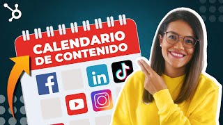 Cómo crear un CALENDARIO DE CONTENIDO efectivo para redes sociales Plantilla gratis [upl. by Tolley]