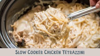 Slow Cooker Chicken Tetrazzini [upl. by Ertnod334]