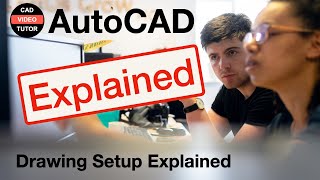 AutoCAD Explained  Setting the Drawing Limits [upl. by Nosidam]