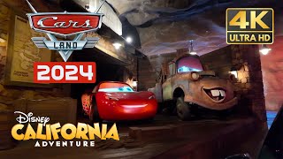 4K Radiator Springs Racers 2024  Cars Land  Disney California Adventure  Full Ride POV [upl. by Nivlen]