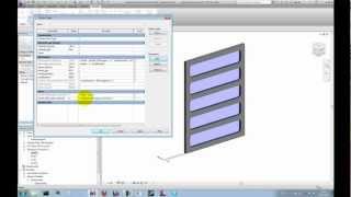 Revit 2012  FassadenelementFamilie erstellen  Teil 6  Die Familie intelligent machen [upl. by Otrebla436]