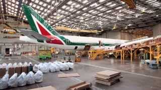 ALITALIA B777 RECONFIGURATION [upl. by Oiluj]