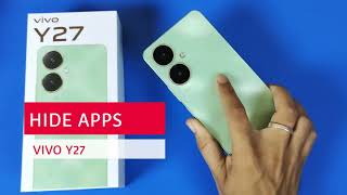 How to hide apps in Vivo y27EnglishVivo y27 app hideapp hide setting [upl. by Annoiek]