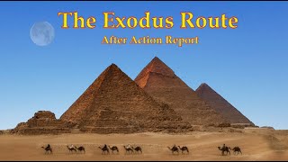 Moses The Exodus Route Maps  The Red Sea Crossing Route to Mt Sinai [upl. by Arratahs]