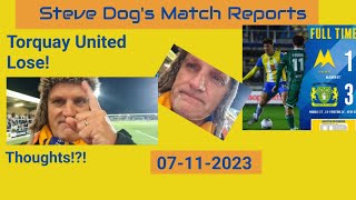 Torquay vs Yeovil  Thoughts [upl. by Ocer]