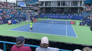 AugerAliassime vs Berrettini Electric Court Level Highlights Cincinnati 2023 [upl. by Norda]