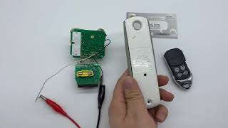 Programming Compatible 433 42Mhz Somfy Telis Remote Control With Working Original Somfy Telis Remote [upl. by Oiruam]