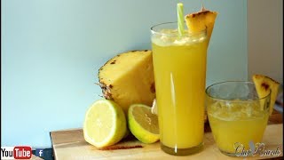 Fresh Pineapple Juice  Recipes By Chef Ricardo [upl. by Boorman]