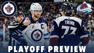 Winnipeg Jets Vs Colorado Avalanche Playoff Preview [upl. by Germayne]