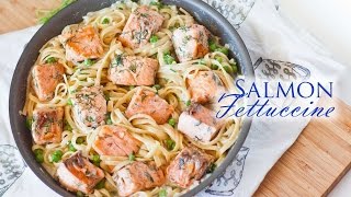 Salmon Fettuccine [upl. by Anrehs]