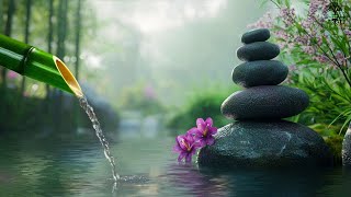 Relaxing Music Bamboo Water Fountain 247 Stress Relief Spa Meditation Yoga Zen Calming Music [upl. by Kerrill]