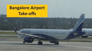 Bangalore Airport  Plane spotting  AIXConnect  Vistara  Star Air  Blue Dart  Indigo [upl. by Lotte]