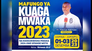 🔴LIVE MAFUNGO YA KUAGA MWAKA 2023 NA PD PATRICE NDEMASI [upl. by Nagaek]