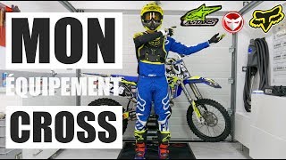 MON ÉQUIPEMENT MOTO CROSS  Quelle protections jutilise  24MX FOX Alpinestars [upl. by Hahseram]