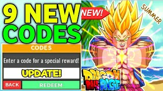 UPD⚠️ DRAGON BALL RAGE CODES JULY 2024  ROBLOX DRAGON BALL RAGE CODES 2024 [upl. by Irrem353]