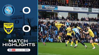 HIGHLIGHTS  Wycombe 00 Oxford [upl. by Murdoch212]