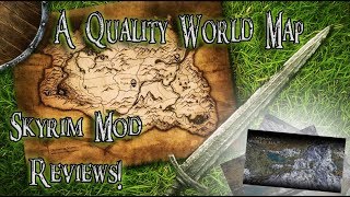 A Quality World Map Skyrim Mod Review [upl. by Neenej419]