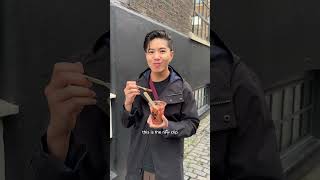 🇬🇧 Trying Londons Viral Chocolate Covered Strawberries 🍓 [upl. by Esinek]