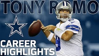 Tony Romos Career Highlights with the Dallas Cowboys  NFL Legends [upl. by Ahseirej]