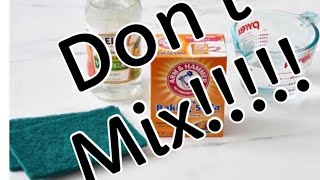 Don’t mix vinegar amp baking soda together to clean with How to unclog a drain amp clean a shower head [upl. by Eytteb]