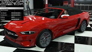 GTA 5  DLC Vehicle Customization  Vapid Dominator GT Ford Mustang GT Convertible [upl. by Yregerg]