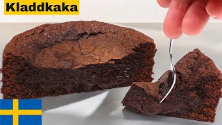 Kladdkaka The Swedish Chocolate Cake Recipe [upl. by Reta]