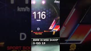 BMW BMW i4 M50  0100 KMH  Electric Powerhouse Launch Control ⚡ [upl. by Erastes]