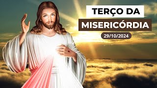 TERÇO DA MISERICÓRDIA AO VIVO DE HOJE  29102024  JESUS EU CONFIO EM VÓS [upl. by Eiknarf]