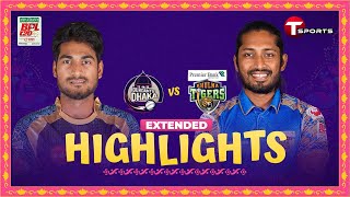 Extended Highlights  Durdanto Dhaka vs Khulna Tigers  BPL 2024  Match 14  T Sports [upl. by Rochell]