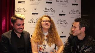 Carrie Hope Fletcher and Club 11 Talk WHEN THE CURTAIN FALLS [upl. by Niassuh]