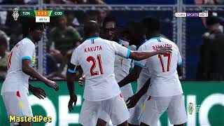 🔴TANZANIA vs DR CONGO LIVE CAF AFRICA CUP OF NATIONS 2023 GROUP STAGE FOOTBALL Gameplay PES 2021 [upl. by Paff]