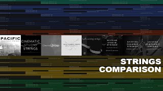 Strings Comparison  Legato Pacific Ensemble Strings CSS Spitfire Studio Strings [upl. by Isahella]